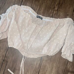 M off the shoulder shirt